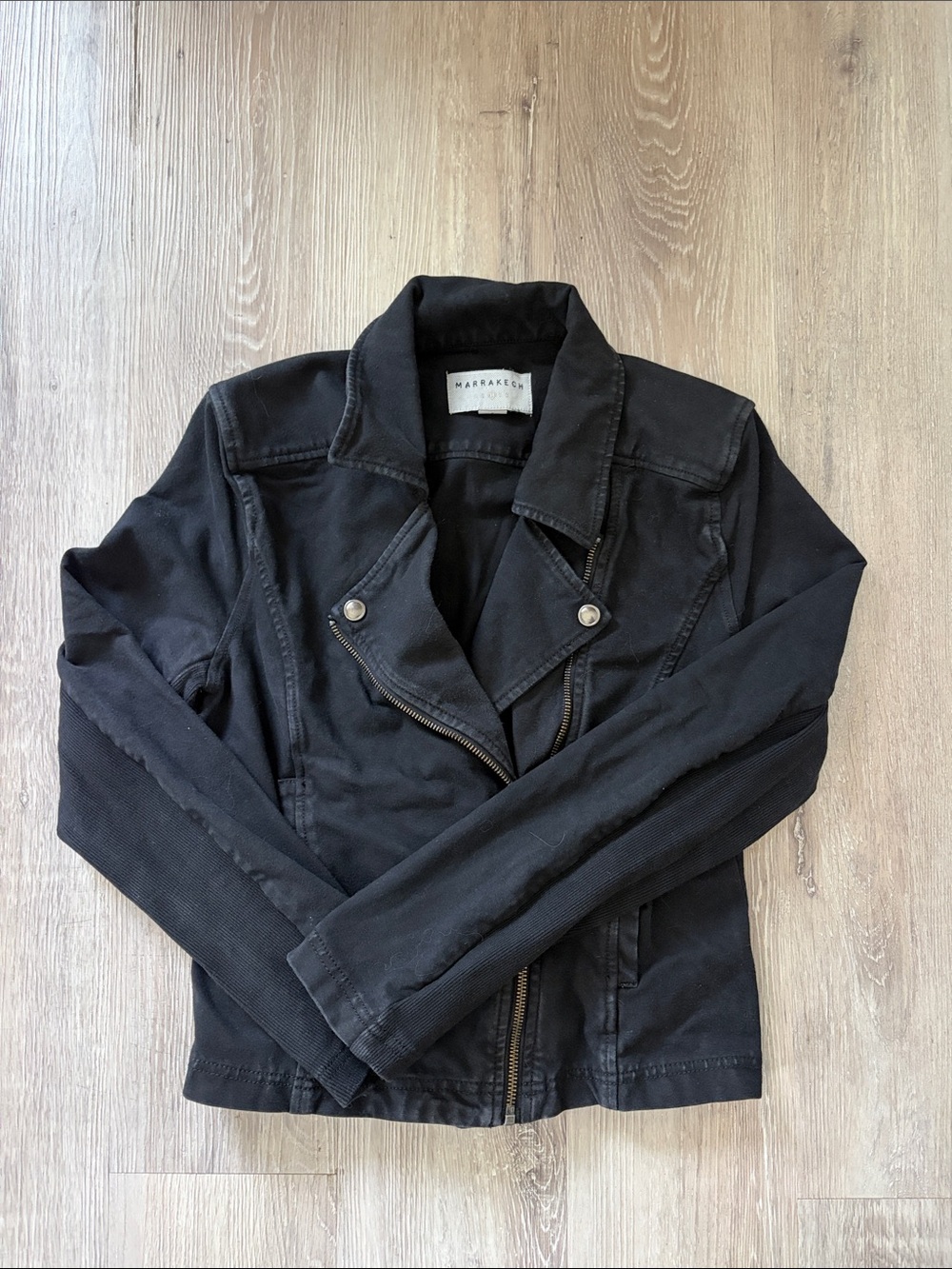 Marrakech Black Women's Moto Bomber Jacket